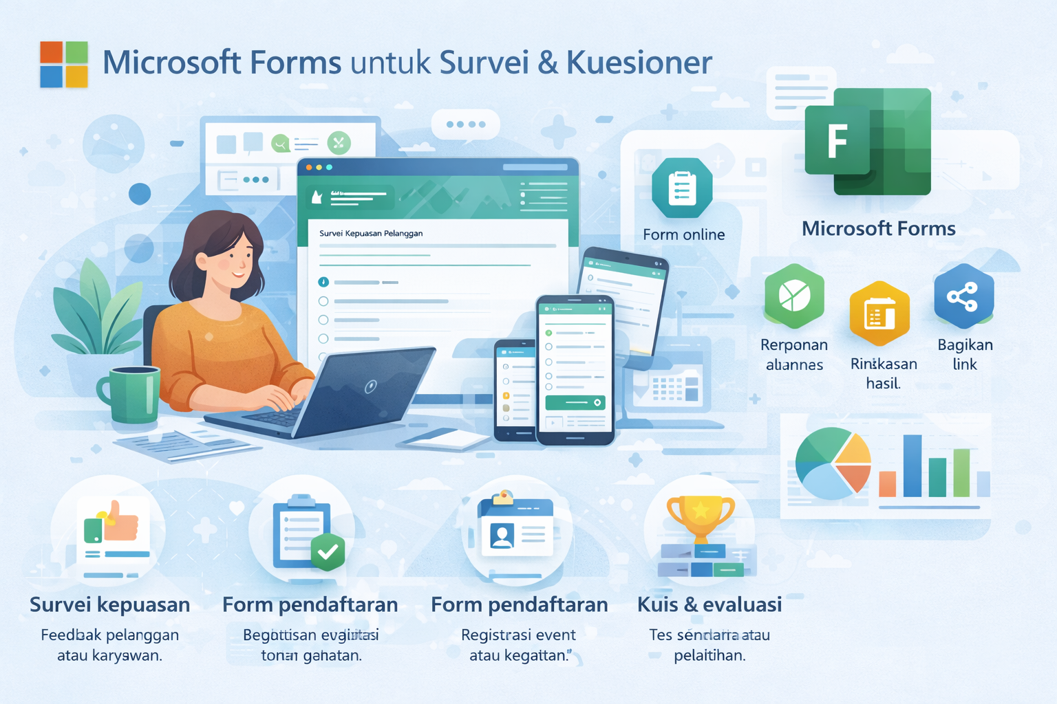Ilustrasi Microsoft Forms